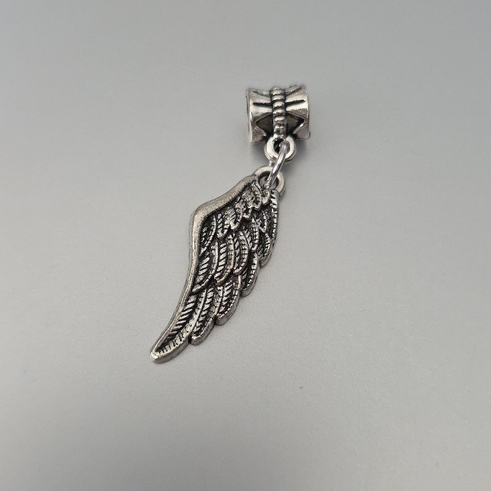 Angel Wings Charm for European Style Bracelets Fits Pandora Syst…